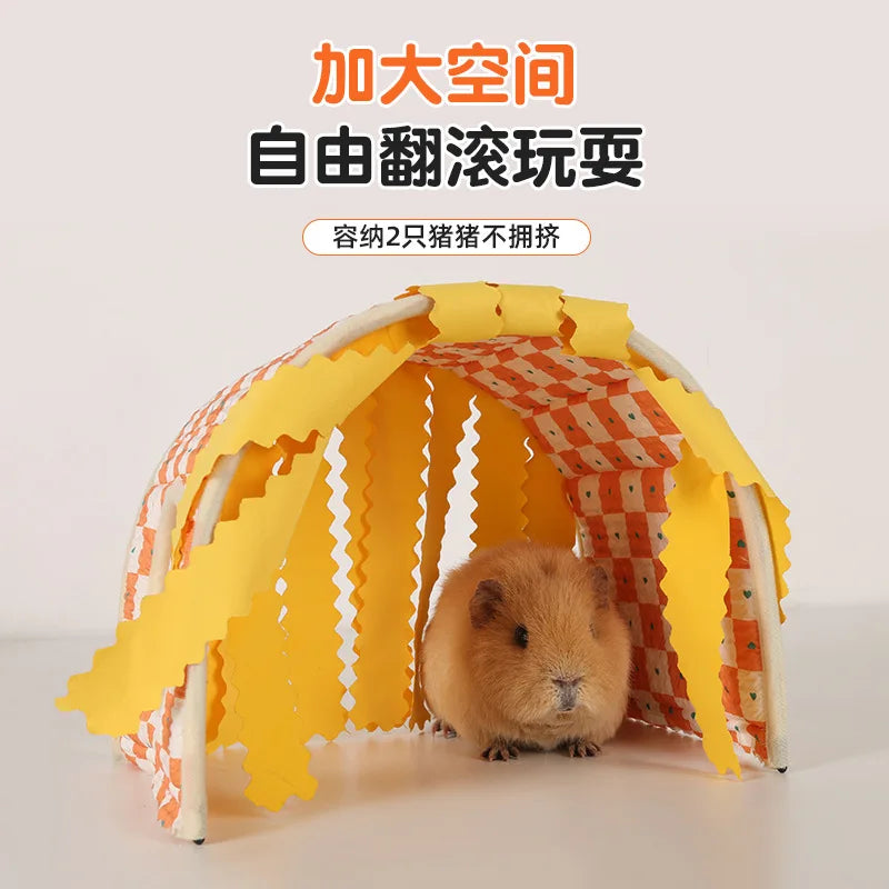 Dutch Pig Tunnel Hamster Hiding House Summer - ProPawPet.com