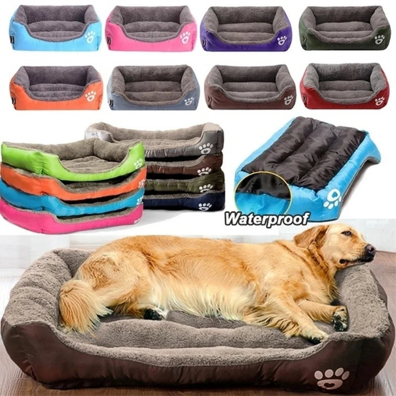 (S-3XL) Large Pet Cat Dog Bed 8Colors Warm - ProPawPet.com