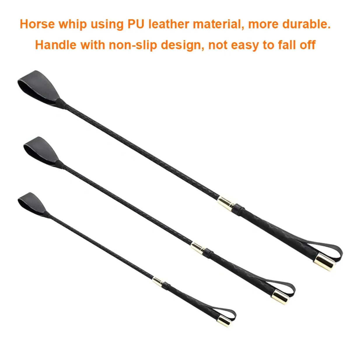 Riding Equestrian Whip Training PU Leather - ProPawPet.com