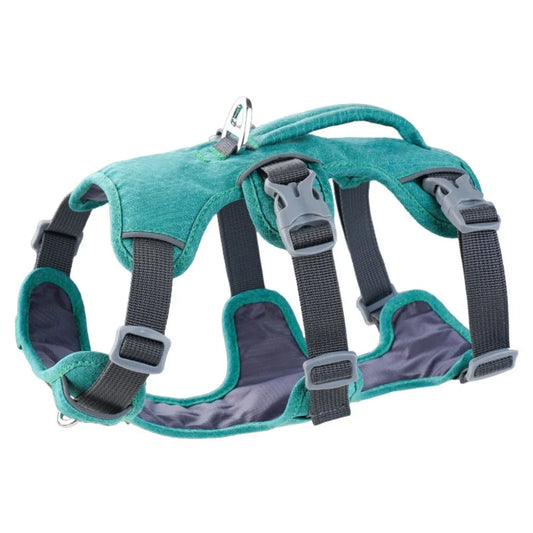Nylon Reflective Vest Dog Harness Adjustable Design Escape Proof