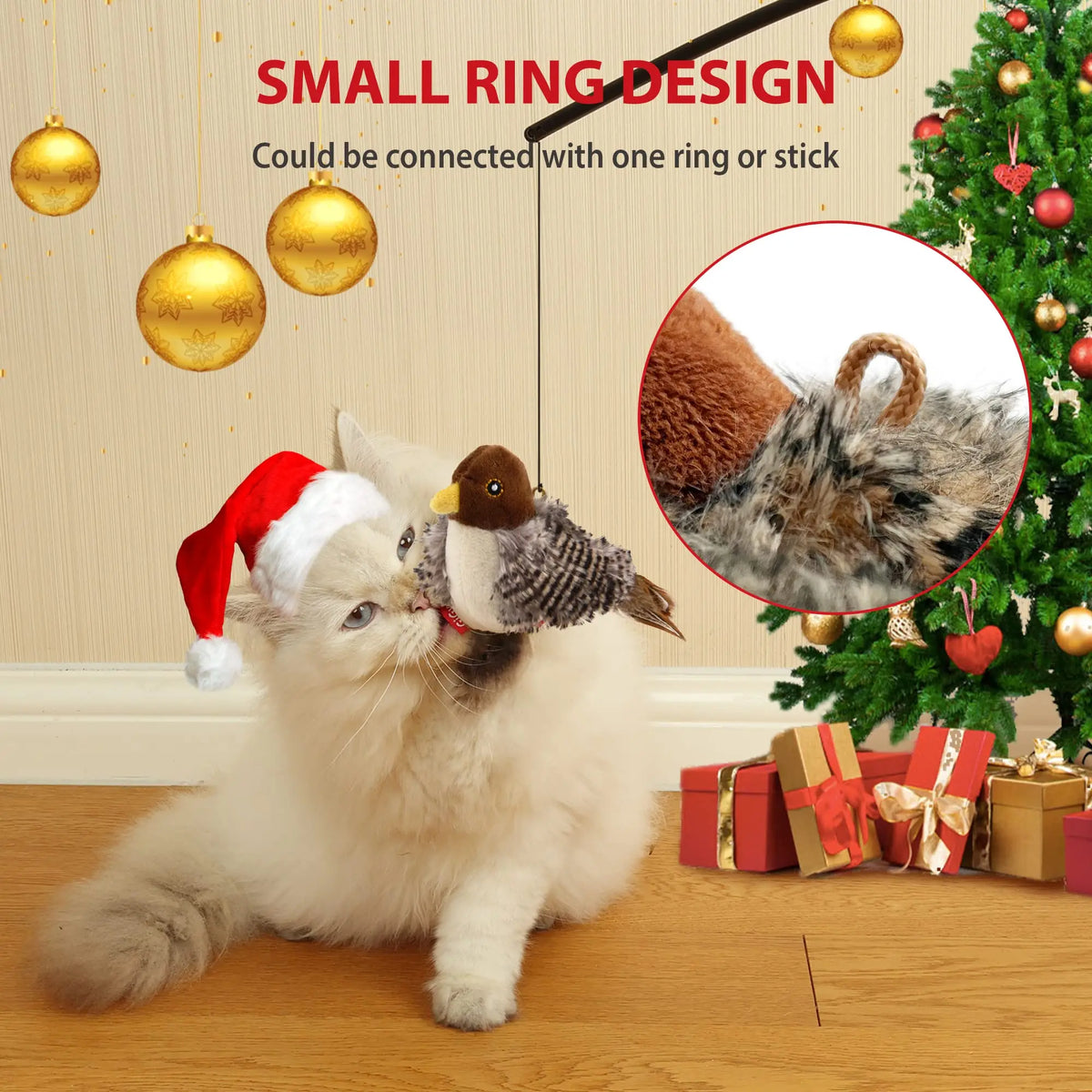 GiGwi Sound Bird Toy Brown Bird, Hedgehog, - ProPawPet.com