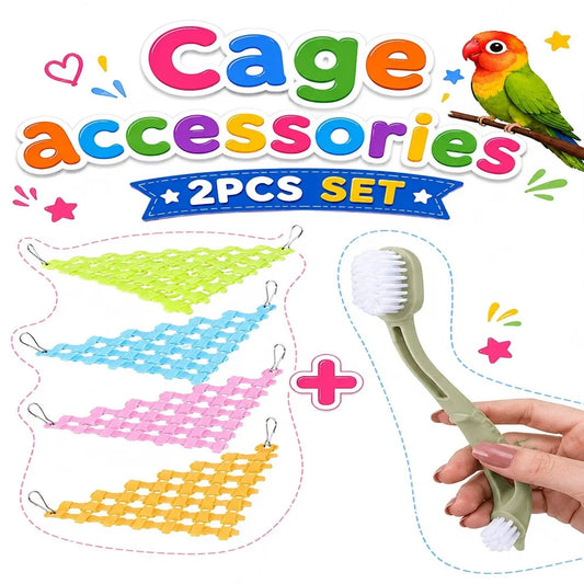 Parrot Perch Hammock Set Triangle Swing - ProPawPet.com