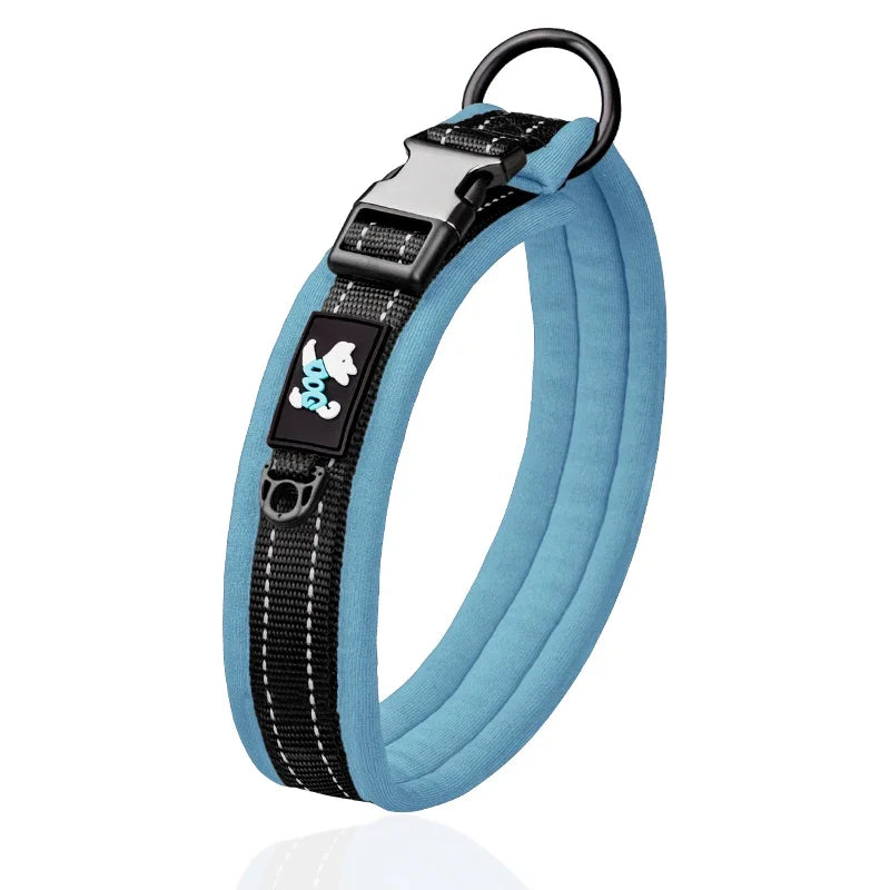 Adjustable Mesh Padded Pet Dog Collar Custom - ProPawPet.com