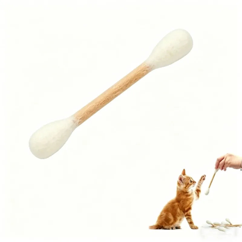 Durable Creative Large Cotton Swab Shaped Catnip Plaything – Cat Supplies