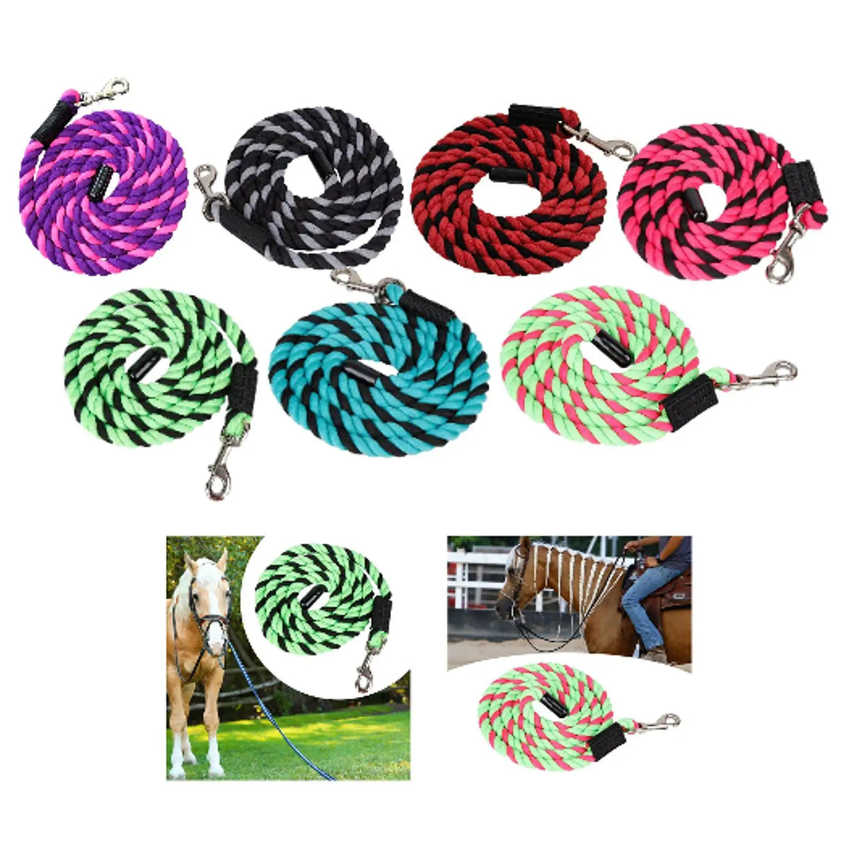 Horse Lead Rope with Bolt Snap Clip for Dog, - ProPawPet.com