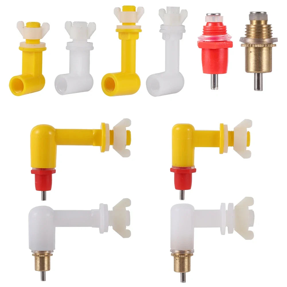 10Set New Chicken Waterer Nipples Drinkers - ProPawPet.com