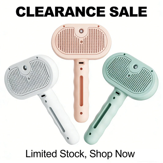 3in1 Pet Steam Spray Grooming Brush for Dogs - ProPawPet.com