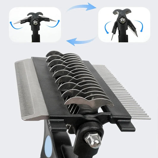 Raymax 3 In 1 Pet Deshedding Brush Dog Hair - ProPawPet.com