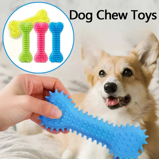 1/3pcs Pet Bone Shape Teeth Chew Toy Soft - ProPawPet.com