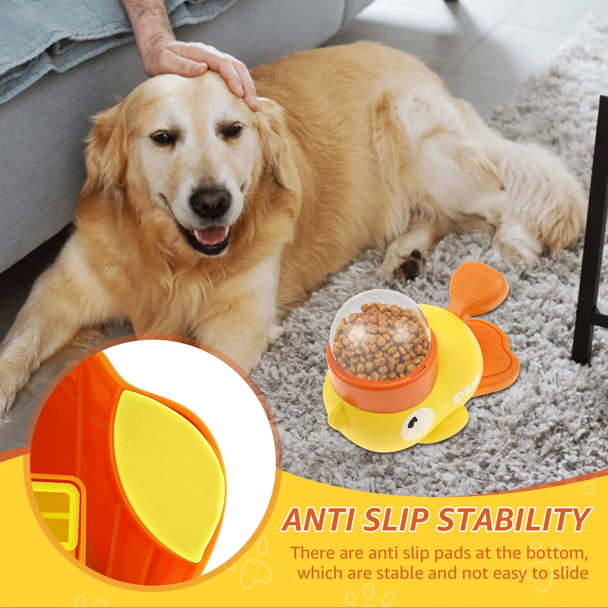 Interactive Duck Shaped Dog Slow Feeder - ProPawPet.com