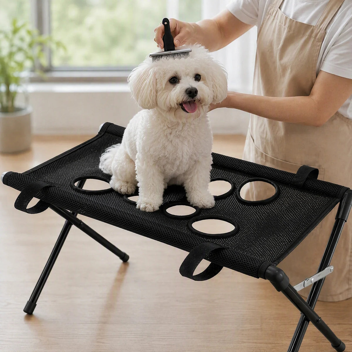 Foldable Pet Grooming Sling Dog Bathing - ProPawPet.com