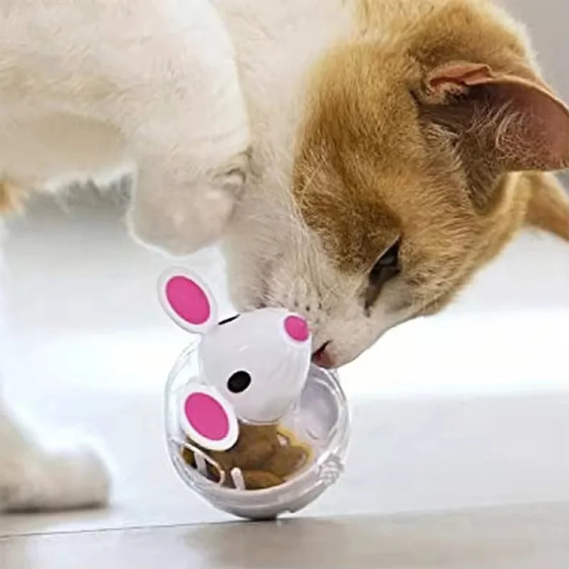 Mouse Shaped Food Disp Toy Kitten Toy - ProPawPet.com