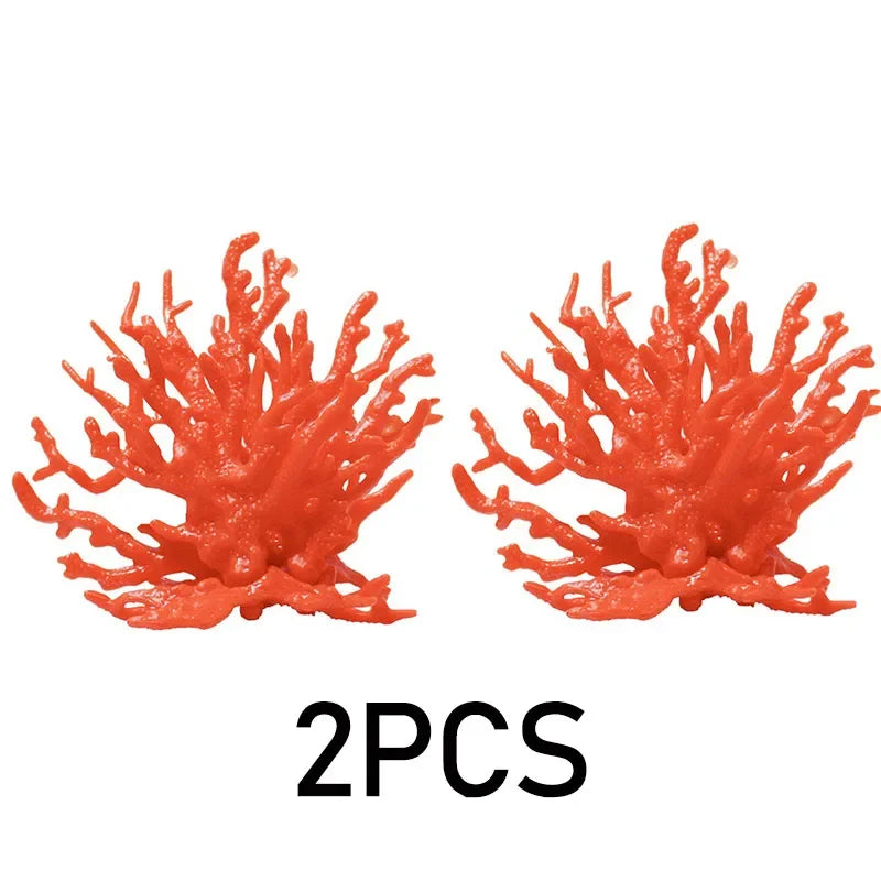 Resin Fake Coral Aquarium Decoration for Water Plant