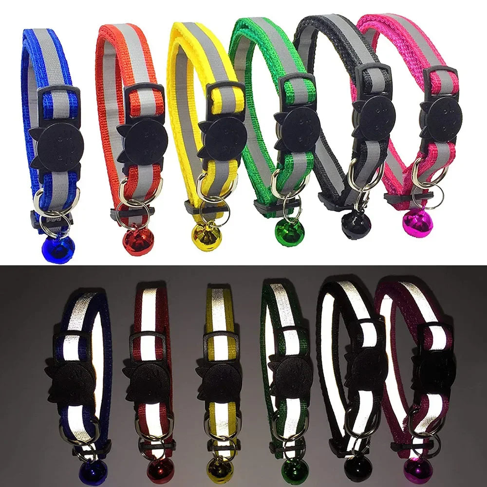 Reflective Breakaway Cat Collars with Bells - ProPawPet.com