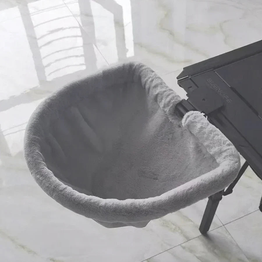 One-click Folding Semi-circular Cat Desk Hammock – Cat Supplies