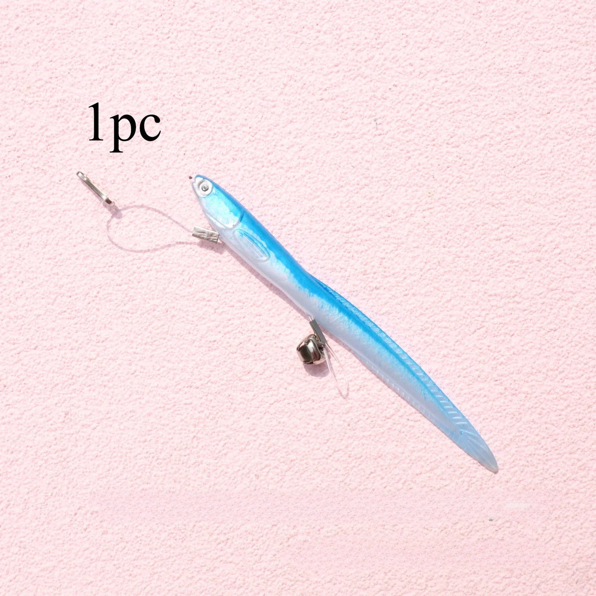 Simulation Fish Cat Toy Teasing Stick Interactive Silicone – 7 Colors