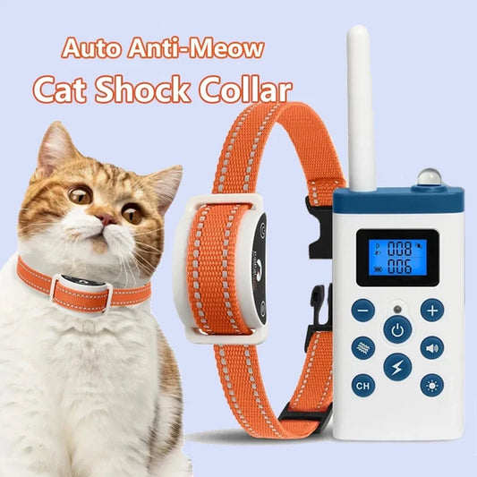 New Cat Shock Collar with Remote, 4 IN 1 Cat - ProPawPet.com