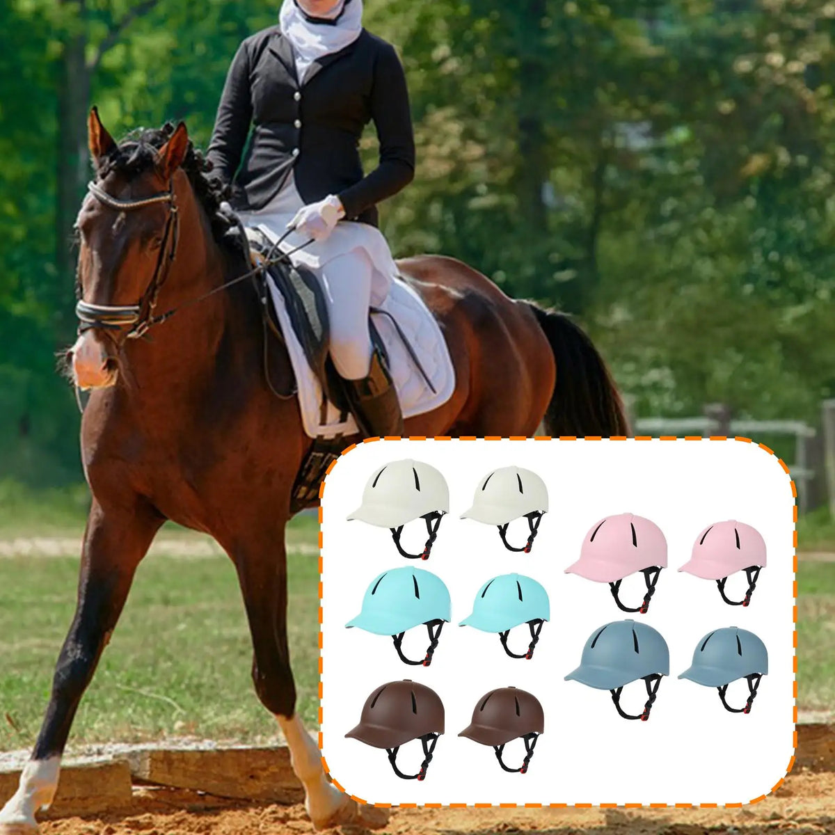 Equestrian Helmet Equestrian Head Gear - ProPawPet.com
