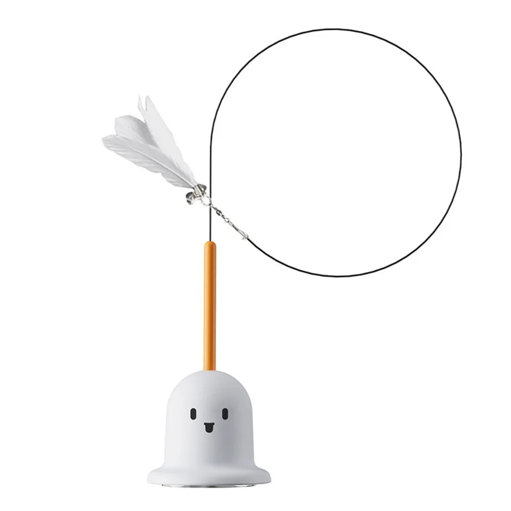 Interactive Suction Cup Cat Teasing Stick 360° Rotation Self Entertaining