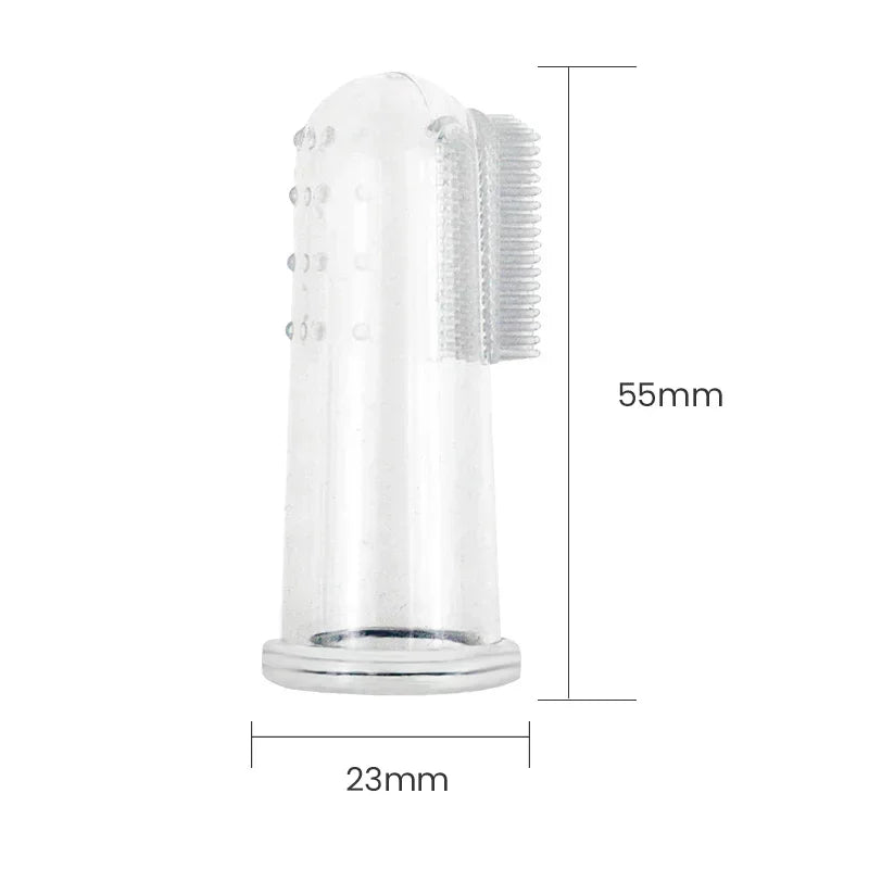 5/10pcsSuper Soft Pet Finger Toothbrushteddy - ProPawPet.com
