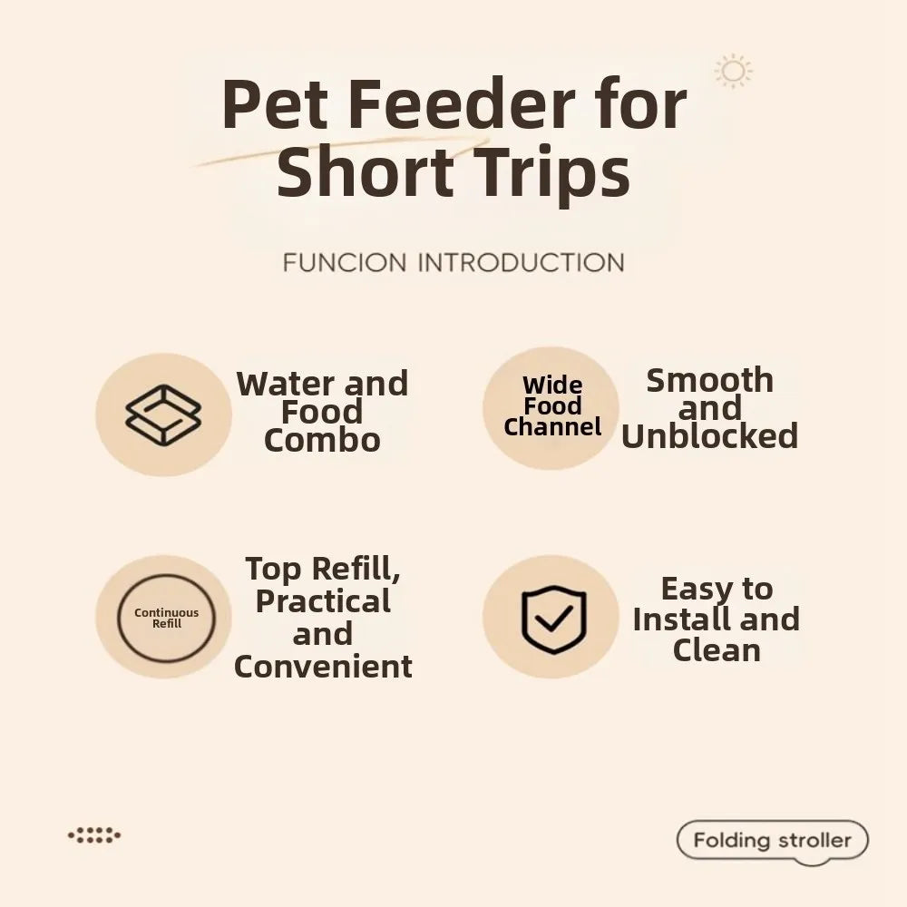 800mL Pet Automatic Feeder Large Capacity 2 - ProPawPet.com