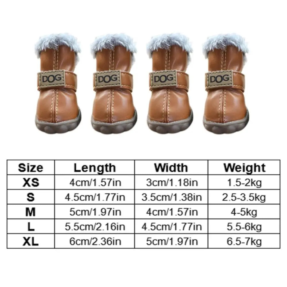 Soft Pet Snow Boots Fashion Waterproof Non - ProPawPet.com
