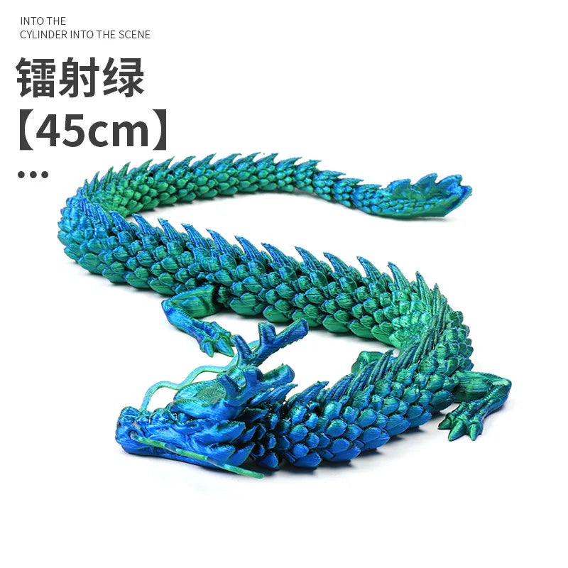 Laser Holographic 3D Printed Dragon Aquarium Fish Tank – 18 Colors