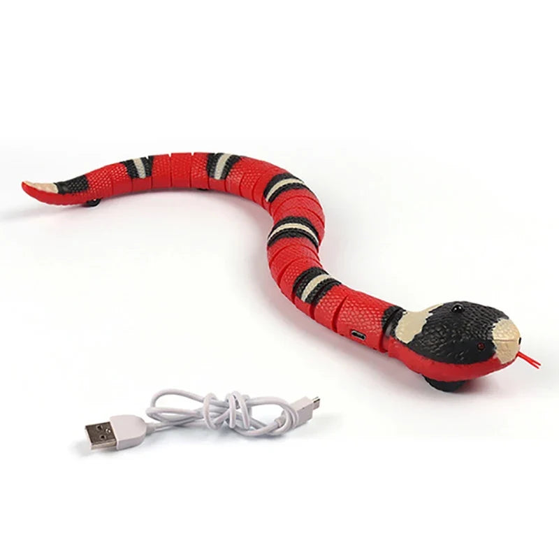 Smart Sensing Snake Interactive Cat Toys for Reptiles