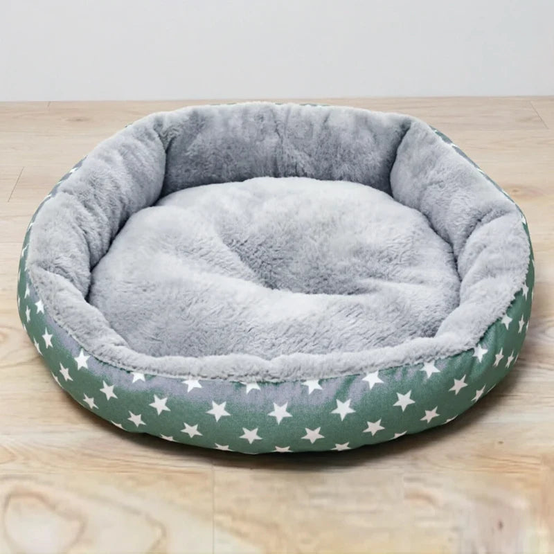 Round Corduroy Cat Bed, Soft and Warm Pet Bed - ProPawPet.com