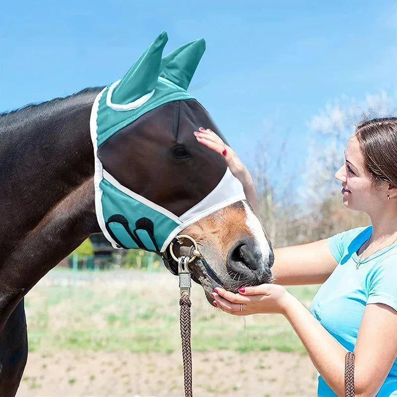 Fine Mesh Horse Equine Fly Mask With Ears - ProPawPet.com