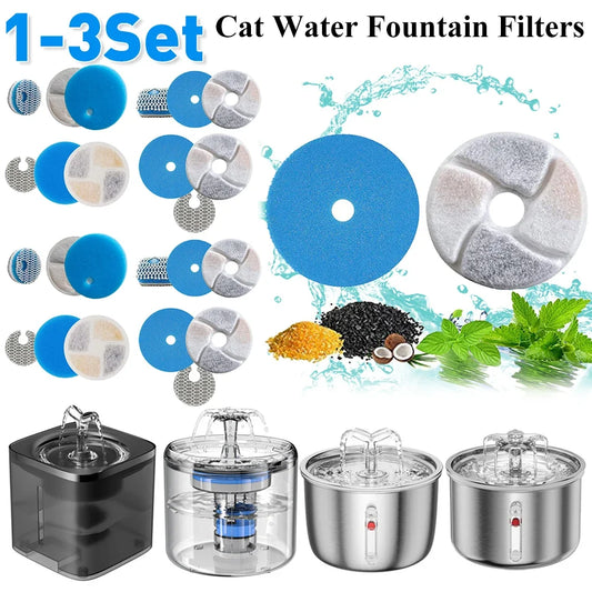 1/3set Cat Water Fountain Filters - ProPawPet.com
