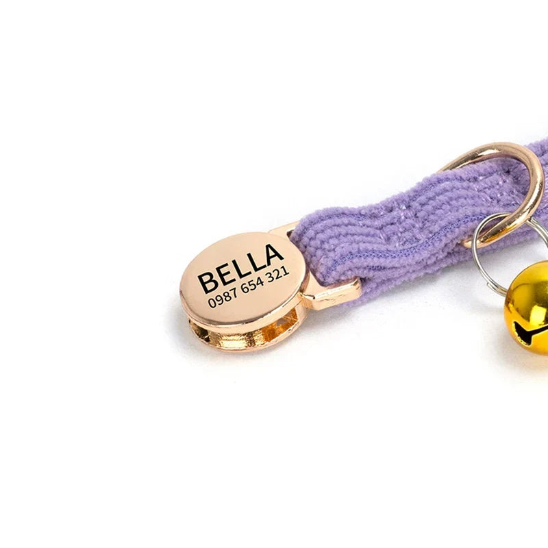 Personalized Engraved Cat Collar Adjustable - ProPawPet.com