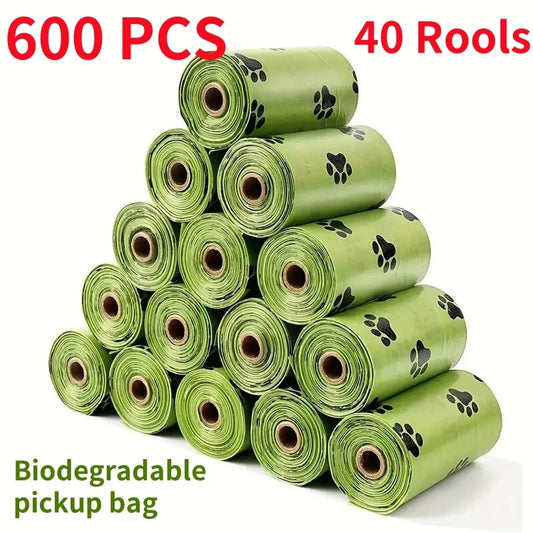 600 Dog Poop Bags for Large Cat Waste