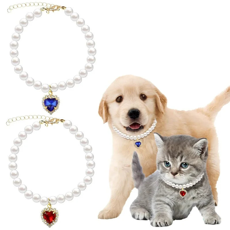 Pet Rhinestone Collar Adjustable Cat - ProPawPet.com