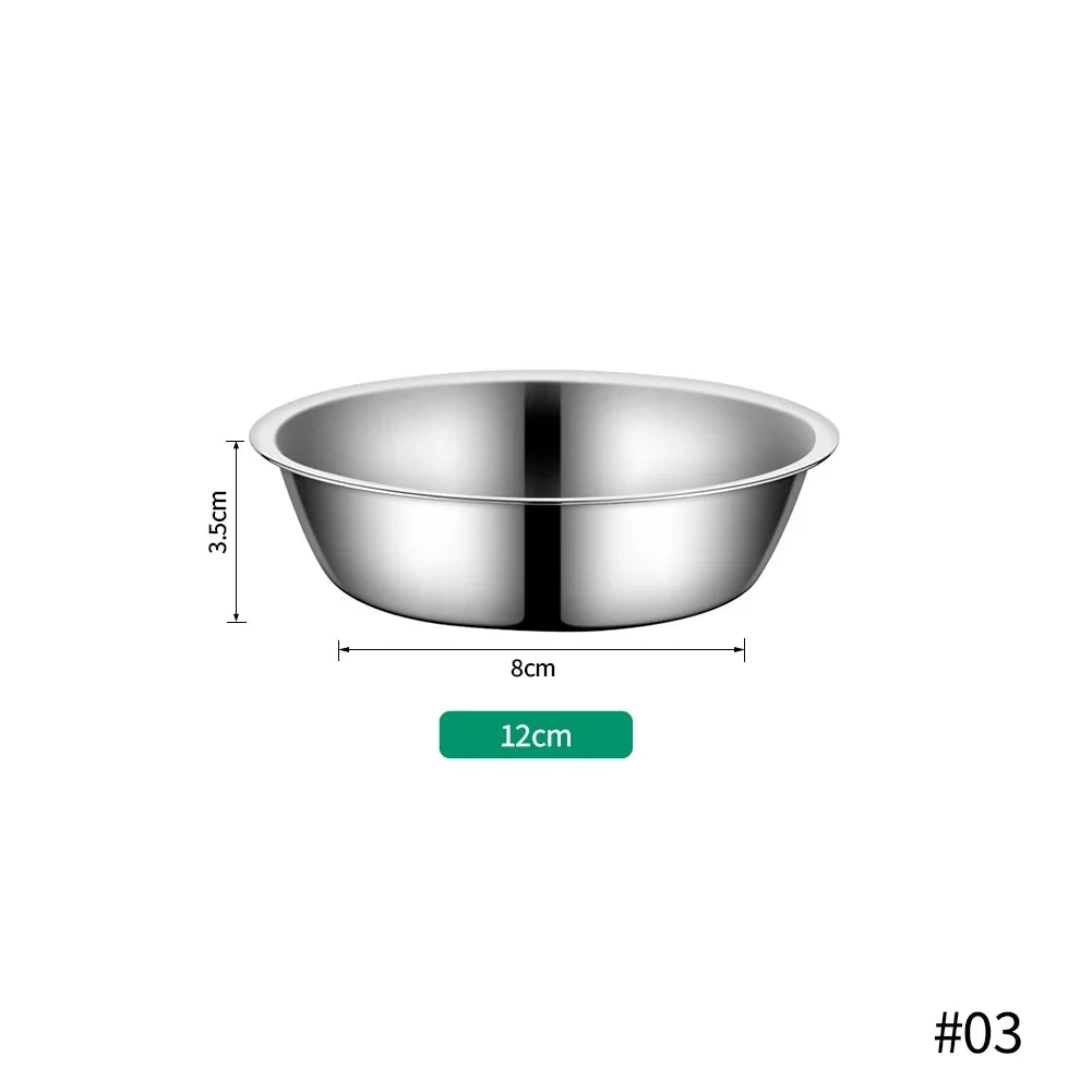 Durable Large Capacity Dog Bowl Stainless Steel Pet Feeding – Dog Supplies