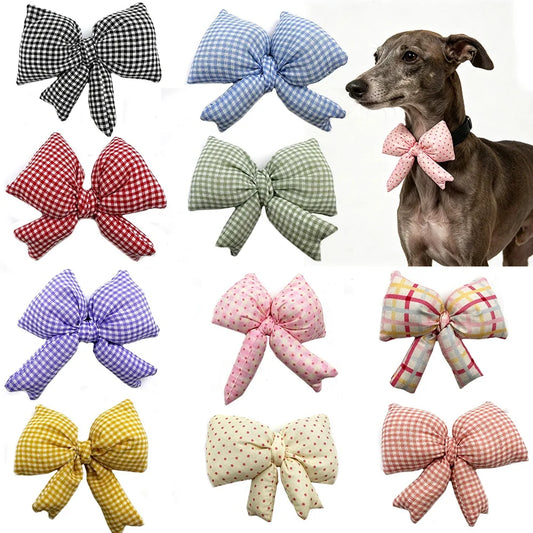 30/50pcs Fashion Pet Products Bowties Plaid - ProPawPet.com