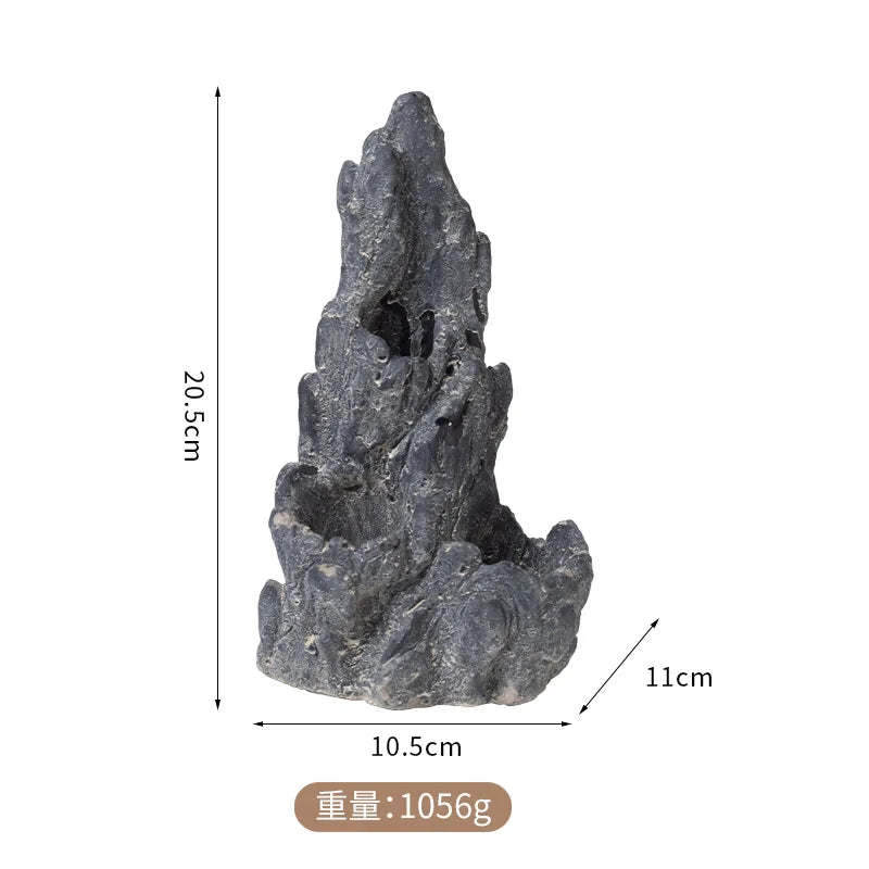 Reptile Terrarium Decor Climbing Rock Fake Mountain Hideout – 3 Colors