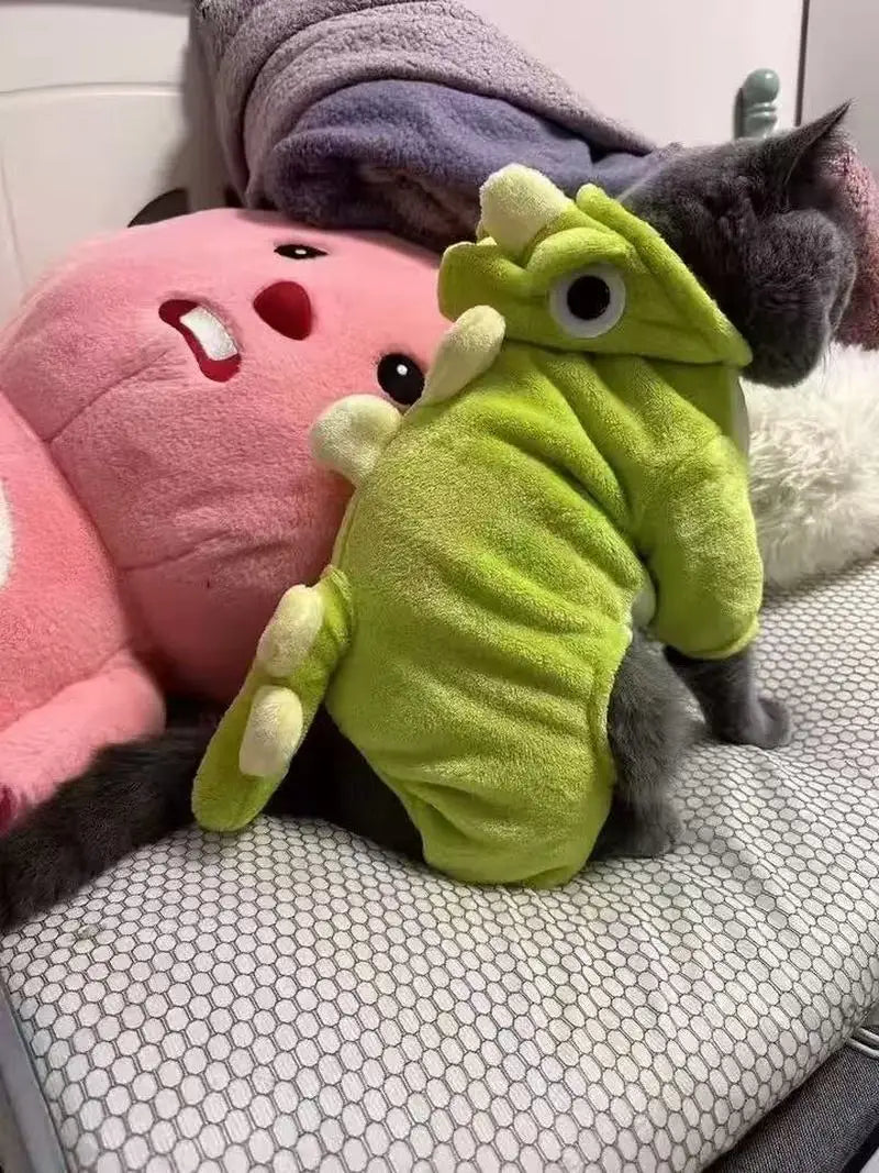 New Small Dinosaur Transforming Dog Clothes - ProPawPet.com