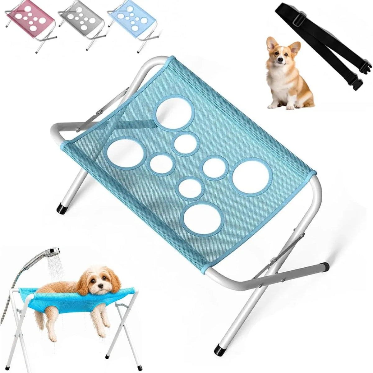 Dog Grooming Hammock Foldable Pet Paw - ProPawPet.com