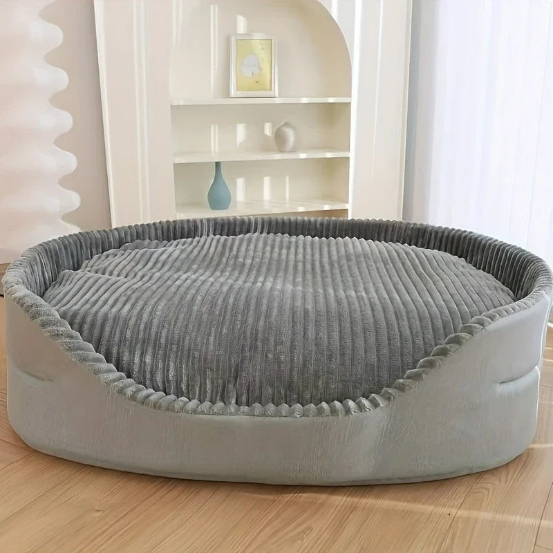 Deluxe Oval Dog Bed - Double-Sided Washable - ProPawPet.com