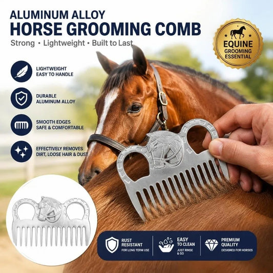 Easy To Use Metal Horse Hair Comb Durable - ProPawPet.com