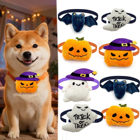 30/50pcs Pet Dog Halloween Bow Ties Holiday - ProPawPet.com