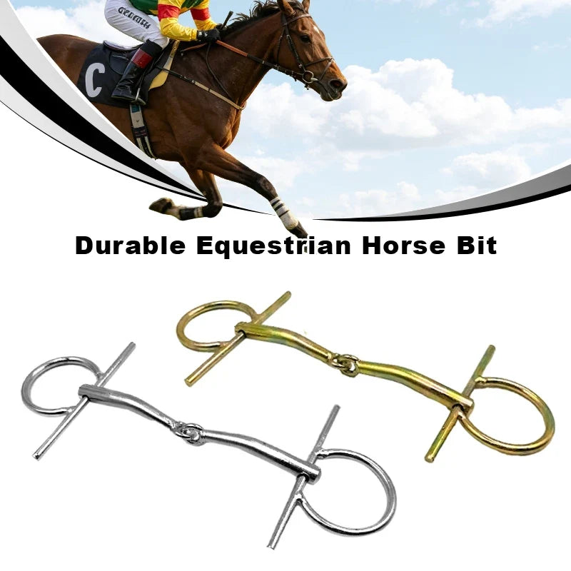 H Type Horse Snaffle Bit, 2 Ring Jointed - ProPawPet.com