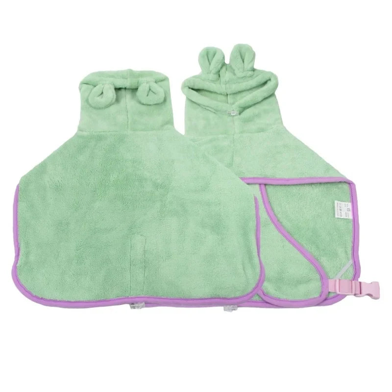 Microfiber Dog Bathrobe Super Absorbent Pet - ProPawPet.com