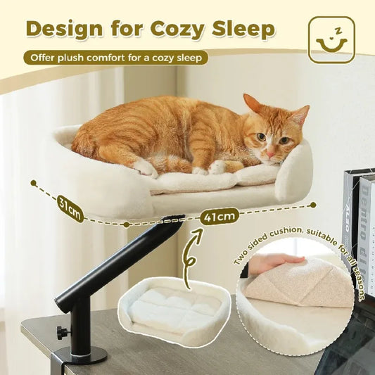 360 Rotatable Cat Desk Bed, Adjustable - ProPawPet.com