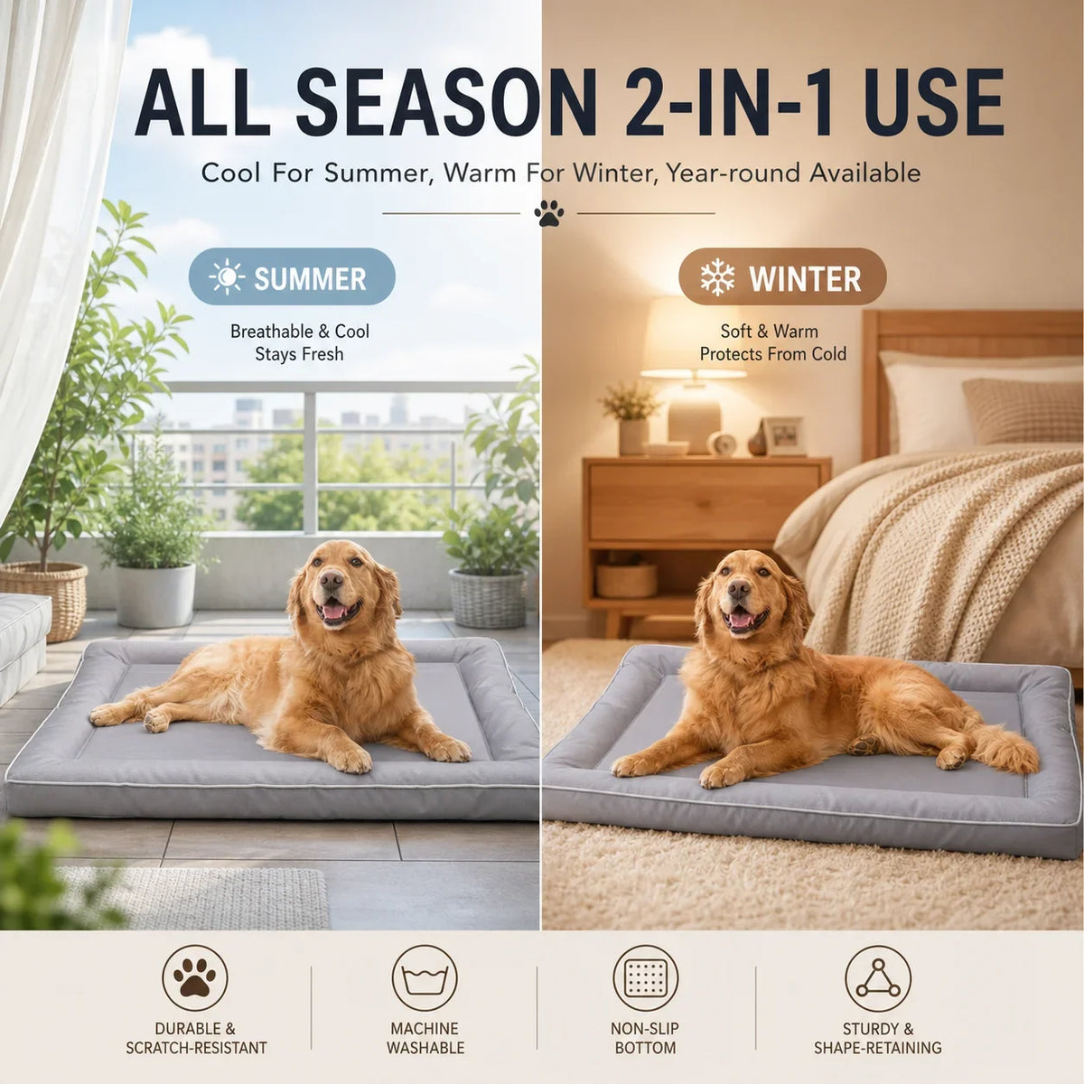 Chew Proof Large Dog Mat Waterproof Non Slip - ProPawPet.com
