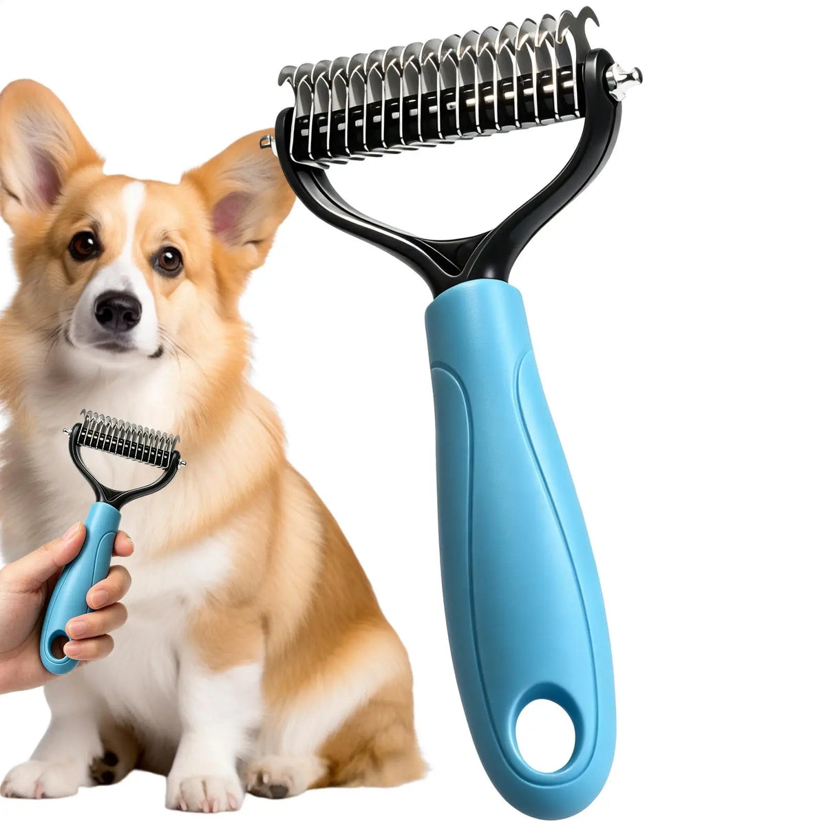 Double Sided Pet Deshedding Brush Dog - ProPawPet.com