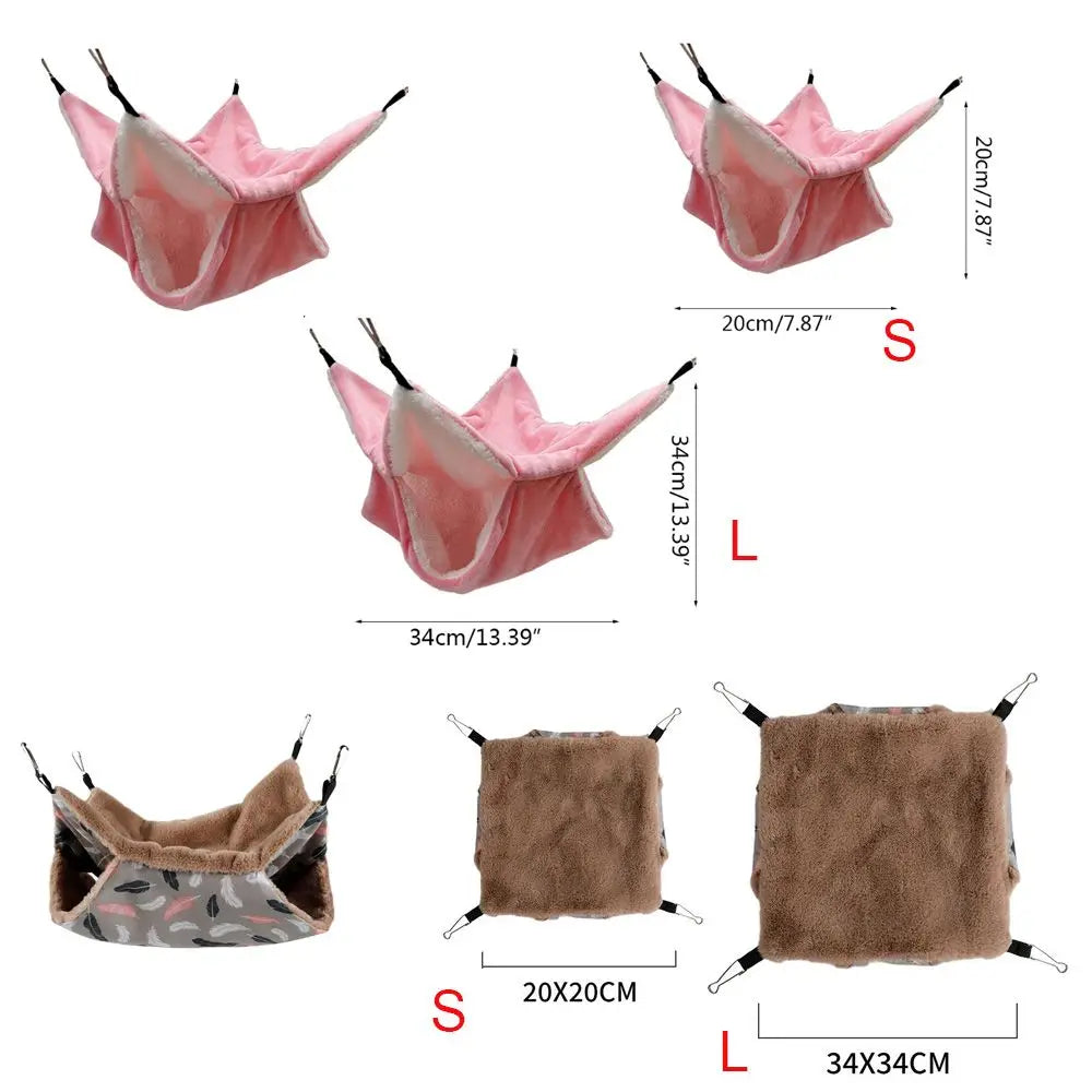 Warm Plush Hamster Hammock Small Animal - ProPawPet.com