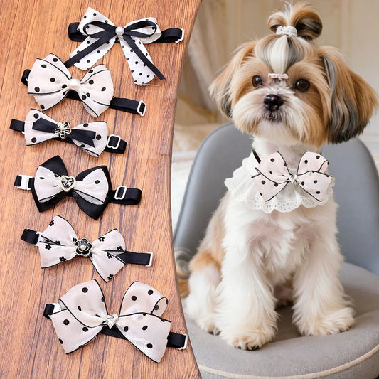 50/100PCS Adjustable Luxury Dog Bowties - ProPawPet.com