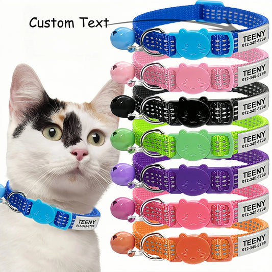Personalized Cat Collar with Free Engraved - ProPawPet.com